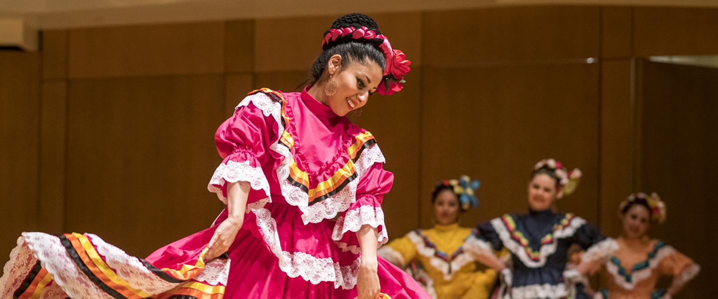 Dancers at HSI Salud Celebration